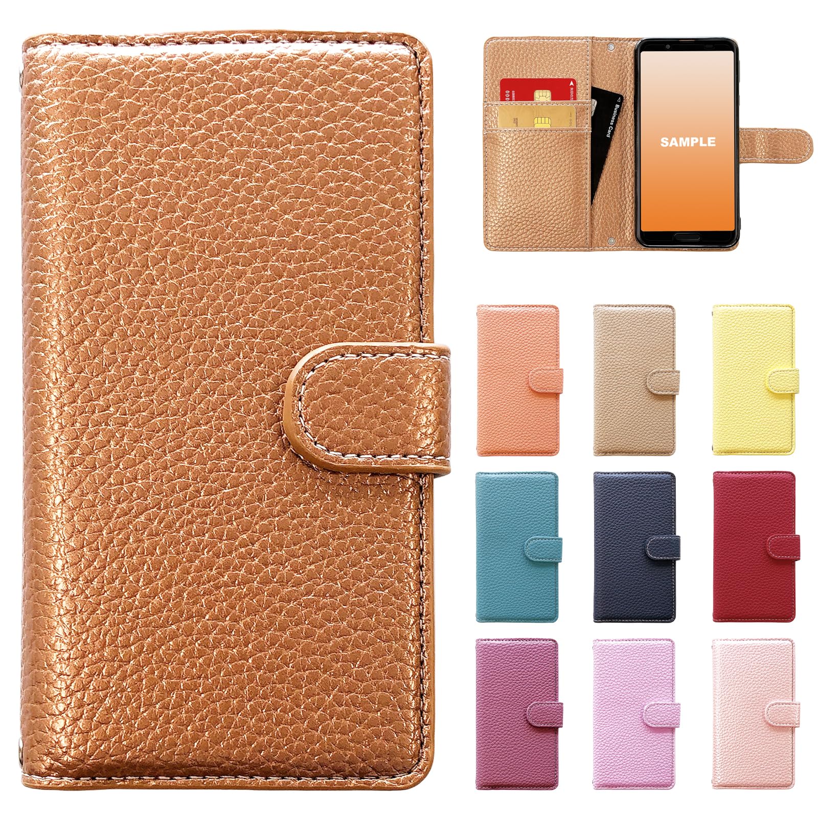 Amazon.co.jp: AQUOS wish3 SH-53D A302SH SH-M25 ケース 手帳型